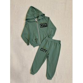 Фотография Костюм детский спортивный на девочку 446 green р.3-6 "BURATINO" недорого оптом от прямого поставщика