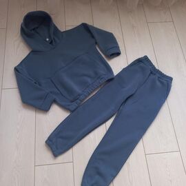 Костюм дитячий спортивний теплий на дівчинку IB8 blue р.128-152 "iBamBino" недорого оптом від прямого постачальника