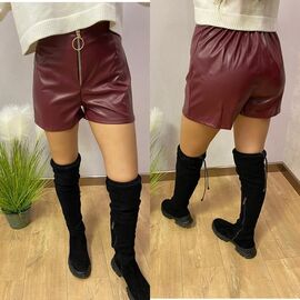 Фотография Шорты женские VL19 wine р.42-48 "VALENTINA" недорого оптом от прямого поставщика