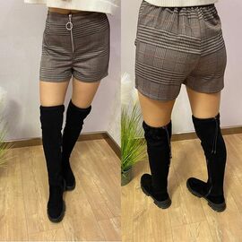 Фотография Шорты женские VL22 beige р.42-48 "VALENTINA" недорого оптом от прямого поставщика