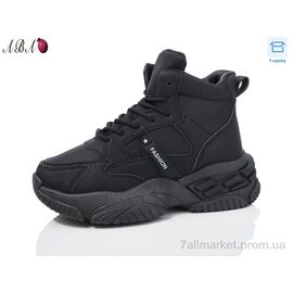 Черевики жіночі стильні Зима D2ABA6-1 зима (8 пар р.36-41) "Aba" недорого оптом від прямого постачальника