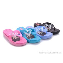 Фотография Шлепки детские летние Лето 7001-C3 mix (24 пар р.30-35) "Luck Line" недорого оптом от прямого поставщика