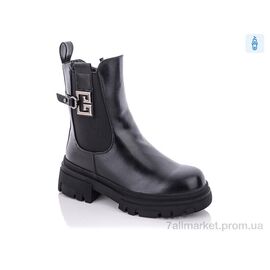 Черевики жіночі стильні Зима P2195-1 (8 пар р.36-41) "Purlina" недорого оптом від прямого постачальника