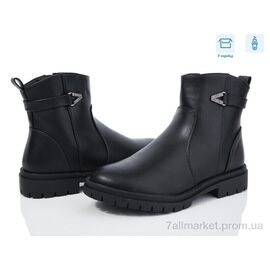 Фотография Ботинки женские стильные зима 71-2 (6 пар р.36-41) "ARZO" недорого оптом от прямого поставщика