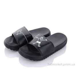 Фотография Шлепки детские летние Лето 2206-1 (12 пар р.30-35) "Luck Line" недорого оптом от прямого поставщика