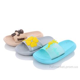 Фотография Шлепки детские летние Лето 5028B mix (12 пар р.30-35) "Luck Line" недорого оптом от прямого поставщика