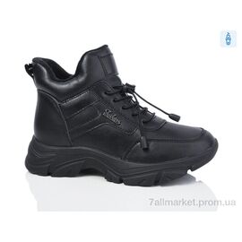 Черевики жіночі стильні Зима HJ3830-1 (8 пар р.36-41) "Purlina" недорого оптом від прямого постачальника