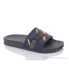 Фотография Шлепки мужские пляжные Лето D2 (12 пар р.40-45) "ARZO" недорого оптом от прямого поставщика