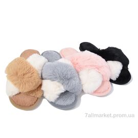 Тапки жіночі для будинку Весна/осінь 24-8 mix (24 пар р.36-41) "Luck Line" недорого оптом від прямого постачальника