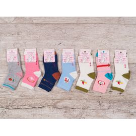 Шкарпетки дитячі на дівчинку ZC3711  mix р.25-30 "Jelzin" недорого оптом від прямого постачальника