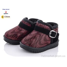 Фотография Угги детские утепленные зима P162-2 red (6 пар р.20-25) "Clibee-Doremi" недорого оптом от прямого поставщика