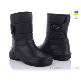 Чоботи з піни жіночі Зима 2033 кредо черний на липучкі (6 пар р.37-41) "Vladimir" недорого оптом від прямого постачальника