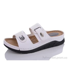 Шльопанці жіночі полегшені Літо 502 white (6 пар р.36-41) "Sali-2" недорого оптом від прямого постачальника
