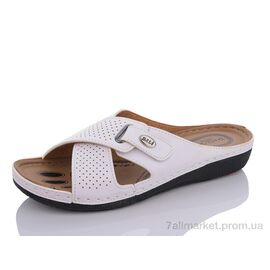 Шльопанці жіночі полегшені Літо 1410 white (6 пар р.40-43) "Sali-2" недорого оптом від прямого постачальника