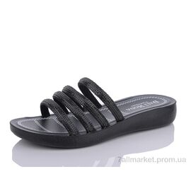 Фотография Шлепки женские облегченные Лето 8110 black (6 пар р.36-40) "Sali-2" недорого оптом от прямого поставщика