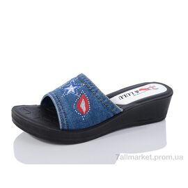Фотография Шлепки женские облегченные Лето Ж65 (6 пар р.37-41) "Sali-2" недорого оптом от прямого поставщика
