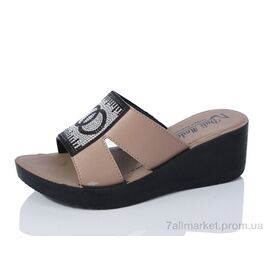 Фотография Шлепки женские облегченные Лето 0970B vizon (6 пар р.36-40) "Sali-2" недорого оптом от прямого поставщика