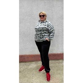 Фотография Костюм спортивный женский тёплый BT65 grey р.44-58 "ZLATA" недорого оптом от прямого поставщика