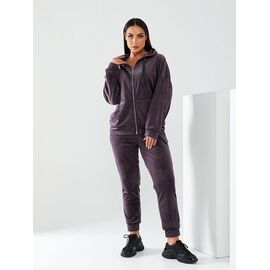 Фотография Костюм спортивный женский тёплый 4119 d.purple р.46-52 "ZLATA" недорого оптом от прямого поставщика