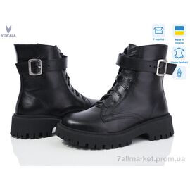 Черевики жіночі стильні Зима 27101 ч.ш. A4ч. зима (6 пар р.36-40) "Viscala" недорого оптом від прямого постачальника