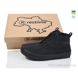 Кросівки жіночі модні Весна/осінь HWZ24381 black (8 пар р.36-41) "Restime" недорого оптом від прямого постачальника