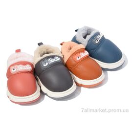 Фотография Тапки детские домашние зима C4073 mix (12 пар р.20-25) "Deshman" недорого оптом от прямого поставщика