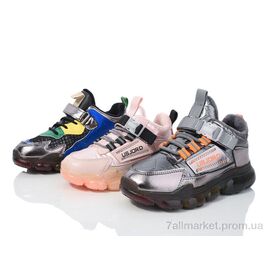 Кросівки дитячі модні Весна/осінь 11-3 mix (20 пар р.27-31) "SANLIN" недорого оптом від прямого постачальника