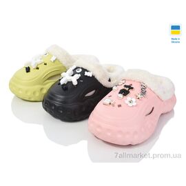 Крокси жіночі літні Зима Крокси CV300 mix (12 пар р.36-41) "Inblue" недорого оптом від прямого постачальника