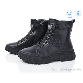 Фотография Ботинки женские стильные зима 3845-M1081-1 (6 пар р.36-41) "Мир" недорого оптом от прямого поставщика