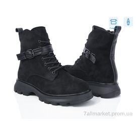 Фотография Ботинки женские стильные зима 3845-M1089-3 (6 пар р.36-40) "Мир" недорого оптом от прямого поставщика