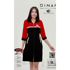 Фотография Халат женский 4833 black р.M-2XL "Fili Wear" недорого оптом от прямого поставщика