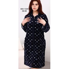 Фотография Халат женский 800-132 navy р.58-66 "Fili Wear" недорого оптом от прямого поставщика