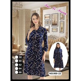 Халат жіночий 900-22 navy р.58-66 "Fili Wear" недорого оптом від прямого постачальника
