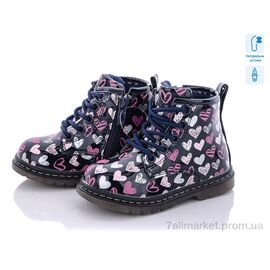 Фотография Ботинки детские удобные Весна/осень Q120-2 (8 пар р.21-26) "С.Луч" недорого оптом от прямого поставщика