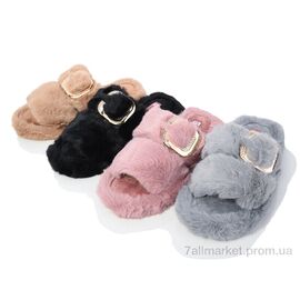 Тапки жіночі для будинку Зима WF905 mix (12 пар р.36-41) "M&L  Alex13" недорого оптом від прямого постачальника