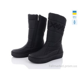 Дутики жіночі утеплені Зима Paolla 250 чорний (8 пар р.37-42) "Paolla" недорого оптом від прямого постачальника