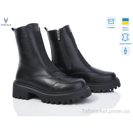 Фотография Ботинки женские стильные зима 27909 ч.ш.-32 (6 пар р.36-40) "Viscala" недорого оптом от прямого поставщика