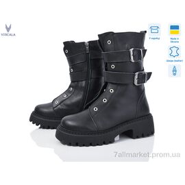 Фотография Ботинки женские стильные зима 27967 ч.ш.-32 (6 пар р.36-40) "Viscala" недорого оптом от прямого поставщика