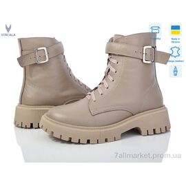 Фотография Ботинки женские стильные зима 27101 беж.ш.VL-A4 беж зима (6 пар р.36-40) "Viscala" недорого оптом от прямого поставщика