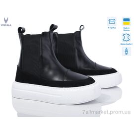 Фотография Ботинки женские стильные зима 27119 ч.ш.VL-216 б. зима (6 пар р.36-40) "Viscala" недорого оптом от прямого поставщика