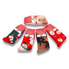 Шкарпетки жіночі теплі C526-3 mix р.37-41 "Jelzin" недорого оптом від прямого постачальника