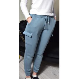 Фотография Штаны спортивные женские тёплые 0110 grey р.48-56 "Samo" недорого оптом от прямого поставщика