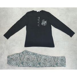 Фотография Пижама женская 3051 d.grey р.48-56 "Samo" недорого оптом от прямого поставщика