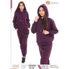 Костюм спортивний жіночий W45052N purple р.46-54 "Samo" недорого оптом від прямого постачальника