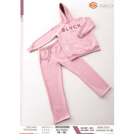 Фотография Костюм спортивный женский W45056N pink р.48-56 "Samo" недорого оптом от прямого поставщика