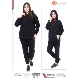 Фотография Костюм спортивный женский W45057N navy р.48-56 "Samo" недорого оптом от прямого поставщика