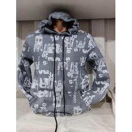 Фотография Худи мужской 1459 grey р.S-2XL "RING" недорого оптом от прямого поставщика