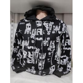 Худи чоловічий 1460 black р.S-2XL "RING" недорого оптом від прямого постачальника