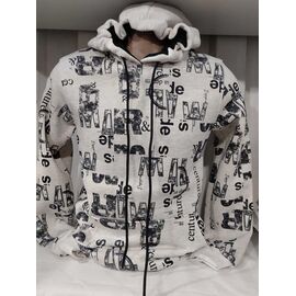 Худи чоловічий 1461 white р.S-2XL "RING" недорого оптом від прямого постачальника