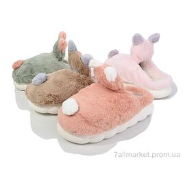 Тапки жіночі для будинку Зима F7 mix (12 пар р.36-41) "M&L  Alex13" недорого оптом від прямого постачальника